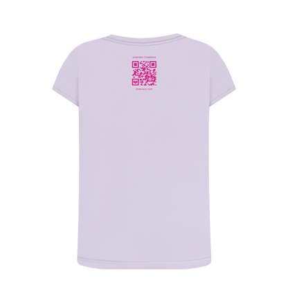 Violet Printed T-shirt Back