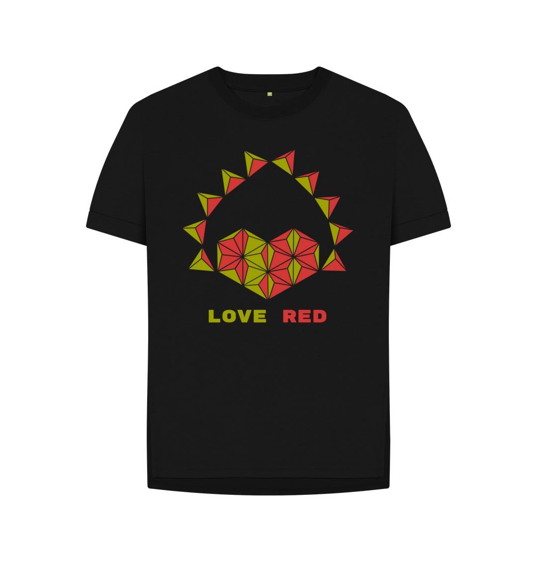 Black Love Red - Women's Relaxed Fit Tee