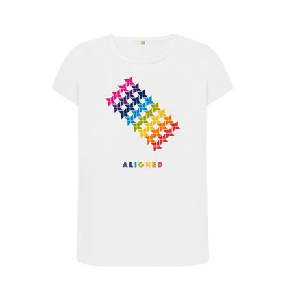 White Printed T-shirt Front