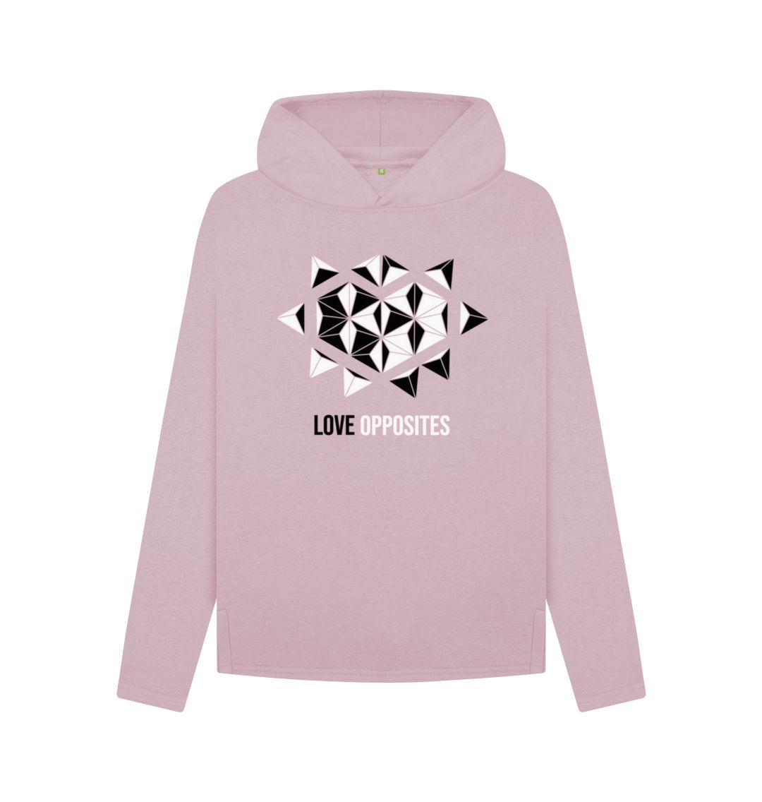 Mauve Love Opposites - Women's Relaxed Fit Hoodie - 3 colours