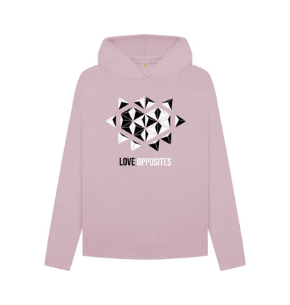 Mauve Love Opposites - Women's Relaxed Fit Hoodie - 3 colours